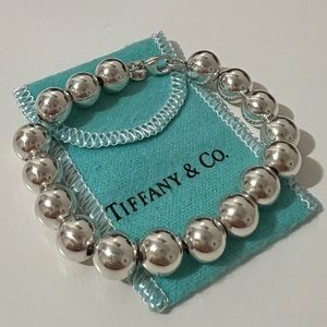 Vintage Tiffany & Co HardWear Ball Bracelet Silver 925 Stamped Designer Bracelet